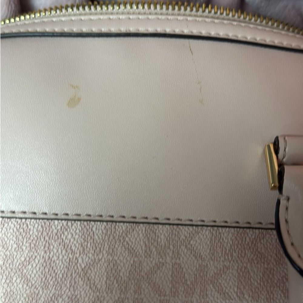 Elegant Cream Designer Handbag